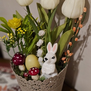 Tavaszi asztaldísz  - otthon & életmód - dekoráció - asztal és polc dekoráció - asztaldísz - Meska.hu