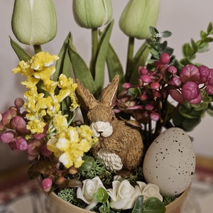 Tavaszi asztaldísz  - otthon & életmód - dekoráció - asztal és polc dekoráció - asztaldísz - Meska.hu