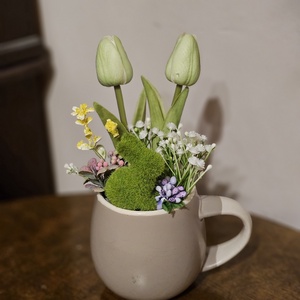 Tavaszi asztaldísz  - otthon & életmód - dekoráció - asztal és polc dekoráció - asztaldísz - Meska.hu