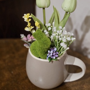 Tavaszi asztaldísz  - otthon & életmód - dekoráció - asztal és polc dekoráció - asztaldísz - Meska.hu