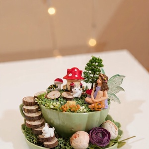 Tündérkert dekoráció  - otthon & életmód - dekoráció - asztal és polc dekoráció - asztaldísz - Meska.hu