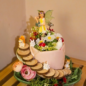 Tündérkert dekoráció  - otthon & életmód - dekoráció - asztal és polc dekoráció - asztaldísz - Meska.hu