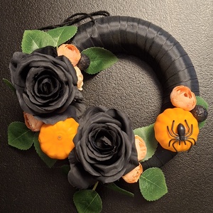 Halloweeni koszorú  - Meska.hu