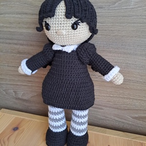 Wednesday horgolt baba - játék & sport - baba & babaház - baba - Meska.hu Wednesday horgolt baba - játék & sport - baba & babaház - baba - Meska.hu