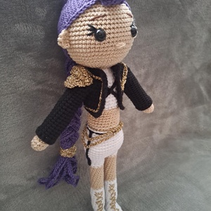 Rumi, K-pop démonvadászok, horgolt baba - játék & sport - baba & babaház - baba - Meska.hu