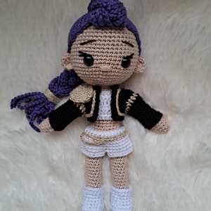 K-pop démonvadászok, Rumi baba, öltöztethető - játék & sport - baba & babaház - öltöztethető baba - Meska.hu