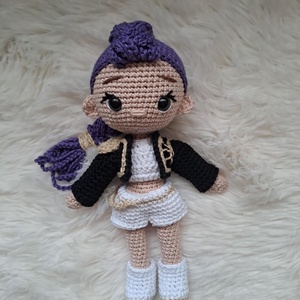 K-pop démonvadászok, Rumi baba, öltöztethető - játék & sport - baba & babaház - öltöztethető baba - Meska.hu