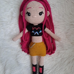 Mira horgolt baba, Kpop démonvadászokból, Játék & Sport, Baba & babaház, Baba, Horgolás, Hímzés, MESKA