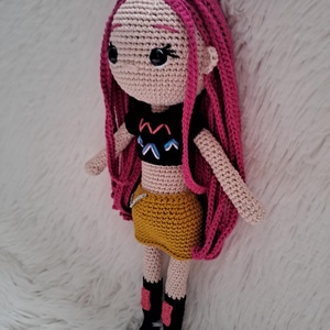 Mira horgolt baba, Kpop démonvadászokból - játék & sport - baba & babaház - baba - Meska.hu