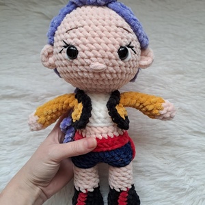 K-pop démonvadászok, Rumi plüss baba - játék & sport - plüssállat & játékfigura - plüss mesefigurák - Meska.hu