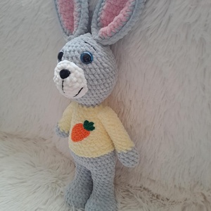 Horgolt Brandnyúl - játék & sport - plüssállat & játékfigura - nyuszi - Meska.hu