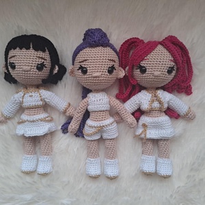 K-pop démonvadászok, csapatban, Játék & Sport, Baba & babaház, Baba, Horgolás, Hímzés, MESKA