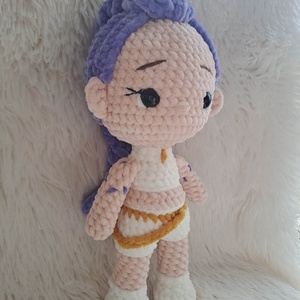 K-pop démonvadászok, Rumi plüss baba - játék & sport - plüssállat & játékfigura - plüss mesefigurák - Meska.hu