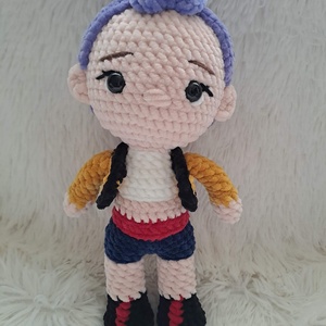 K-pop démonvadászok, Rumi plüss baba - játék & sport - plüssállat & játékfigura - plüss mesefigurák - Meska.hu