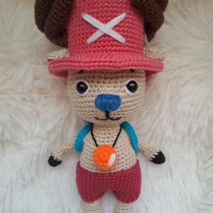 Chopper horgolt figura, One Piece-ből, Játék & Sport, Plüssállat & Játékfigura, Más figura, Horgolás, Hímzés, MESKA