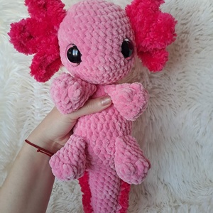 Axolotl plüss horgolt figura, Játék & Sport, Plüssállat & Játékfigura, Más figura, Horgolás, MESKA