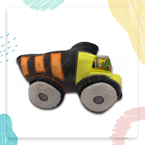 Hímeske plüss dömper - játék & sport - plüssállat & játékfigura - plüss autó & motor - Meska.hu