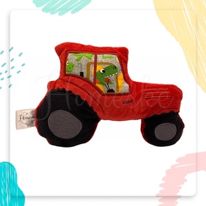 Hímeske traktor plüssfigura, Játék & Sport, Plüssállat & Játékfigura, Plüss autó & Motor, Hímzés, Varrás, MESKA