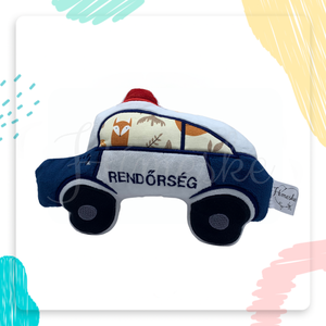 Hímeske rendőrautó plüssfigura - játék & sport - plüssállat & játékfigura - plüss autó & motor - Meska.hu