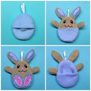 Kukucska nyuszi - játék & sport - plüssállat & játékfigura - nyuszi - Meska.hu