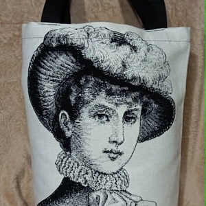 Vintage LADY  shopper, Táska & Tok, Bevásárlás & Shopper táska, Shopper, textiltáska, szatyor, Varrás, MESKA