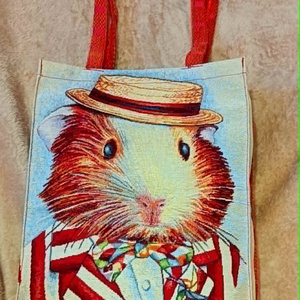 Mr. Hörcsög shopper, Táska & Tok, Bevásárlás & Shopper táska, Shopper, textiltáska, szatyor, Varrás, MESKA