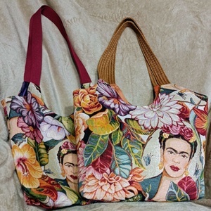 Frida válltáska - táska & tok - bevásárlás & shopper táska - shopper, textiltáska, szatyor - Meska.hu