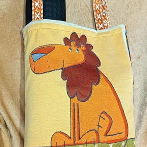 Crazy Lion Jóga Táska - táska & tok - bevásárlás & shopper táska - shopper, textiltáska, szatyor - Meska.hu