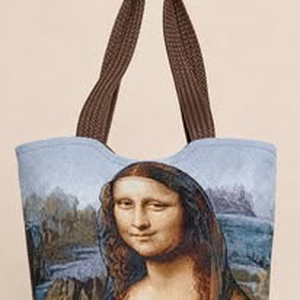 Mona Lisa válltáska, Táska & Tok, Bevásárlás & Shopper táska, Shopper, textiltáska, szatyor, Varrás, MESKA