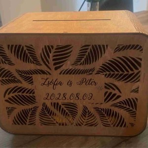 Esküvői Borítékgyűjtő Doboz  Pénzgyűjtő több féle mintával, Esküvő, Emlék & Ajándék, Nászajándék, Esküvői pénzátadó doboz, , MESKA