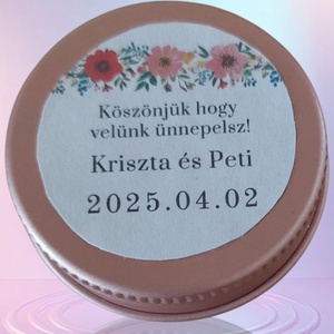 Szójaviasz Gyertya Esküvői Köszönetajándék - 30 ml - esküvő - emlék & ajándék - köszönőajándék - Meska.hu