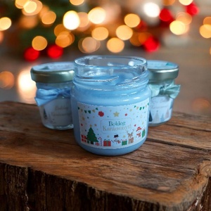 Szójaviasz Gyertya karácsonyi illatgyertya köszönetajándék - esküvő - emlék & ajándék - köszönőajándék - Meska.hu