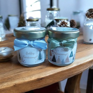 Szójaviasz Gyertya karácsonyi illatgyertya köszönetajándék - esküvő - emlék & ajándék - köszönőajándék - Meska.hu