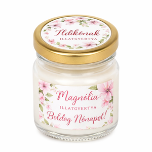 Magnóliai Harmónia � Nőnapi ajándék illatgyertya - Meska.hu