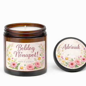 Magnólia Royale � nőnapi ajándék illatgyertya /céges ajándék - Meska.hu