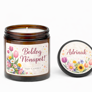 Magnólia Royale � nőnapi ajándék illatgyertya /céges ajándék - otthon & életmód - gyertya, illat, aroma - gyertya - Meska.hu