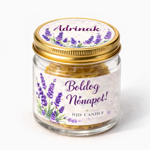 Levendula Ölelés � Nőnapi Méhviaszgyertya - Meska.hu