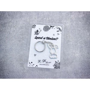 Leszel a tanúm stílusos nyuszi medálos kulcstartó, Esküvő, Meghívó & Kártya, Tanú felkérő, , MESKA