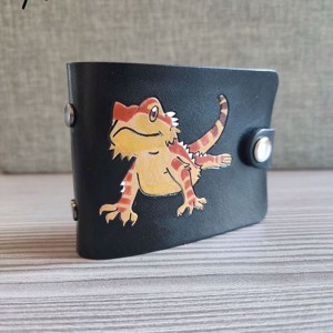 Szakállas agámás igazolványtartó - táska & tok - pénztárca & más tok - kártyatartó & irattartó - Meska.hu