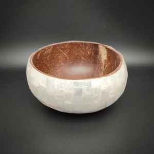 Tál kagyló tégla kókusz 12cm, Otthon & Életmód, Dekoráció, Asztal és polc dekoráció, Dekorációs tál, tartó, , MESKA