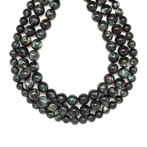 Szerafinit golyó AA 8-9mm ékszerkészítő alapanyag (füzér), Kellékek & szerszámok, Ásvány alapanyag, Ásványfüzér, , MESKA