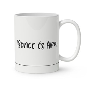 Kérd a neveddel - Apa és Fia Minimal mintás bögre - otthon & életmód - konyhafelszerelés, tálalás - tálalás - bögre & csésze - Meska.hu