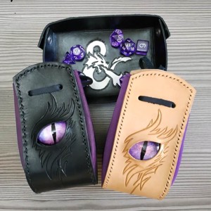 Sárkányszemes kockatartó szütyő - LILA szemmel, Játék & Sport, Szerepjáték, , MESKA