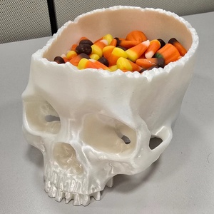Koponya alakú cukorka- és tálalótál Halloweenre - otthon & életmód - dekoráció - halloween - halloweeni dekoráció - Meska.hu