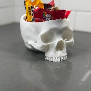 Koponya alakú cukorka- és tálalótál Halloweenre - otthon & életmód - dekoráció - halloween - halloweeni dekoráció - Meska.hu