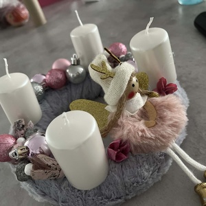 Adventi asztaldísz - karácsony - adventi díszek - adventi asztaldísz - Meska.hu