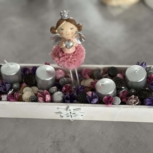 Adventi asztaldísz - karácsony - adventi díszek - adventi asztaldísz - Meska.hu