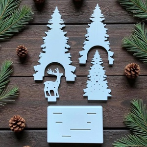 Karácsonyi dekoráció  - karácsony - karácsonyi lakásdekoráció - karácsonyi lakásdíszek - Meska.hu