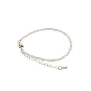 Fazettált angelit golyós ásvány karkötő állítható kapoccsal 2�2,5mm, Ékszer, Karkötő, Ásványkarkötő, , MESKA