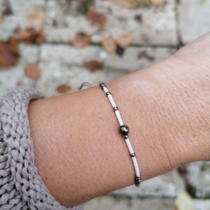 MORSE - STAY POSITIVE karkötő  - Meska.hu